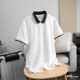 Áo Polo Nam ICONDENIM Contrasting Ribbed Details