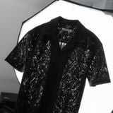 Áo Sơ mi Cuban Nam ICONDENIM Crochet Lace