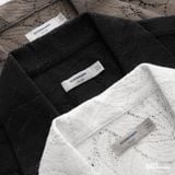 Áo Sơ mi Cuban Nam ICONDENIM Crochet Lace