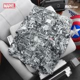 Áo Sơ Mi Nam Cuban ICONDENIM ft MARVEL ART COMIC