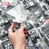 Áo Sơ Mi Nam Cuban ICONDENIM ft MARVEL ART COMIC