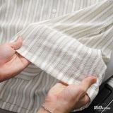 Áo Sơ Mi Cuban Nam ICONDENIM Jacquard Stripes