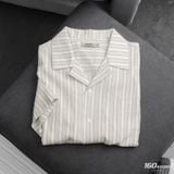 Áo Sơ Mi Cuban Nam ICONDENIM Jacquard Stripes