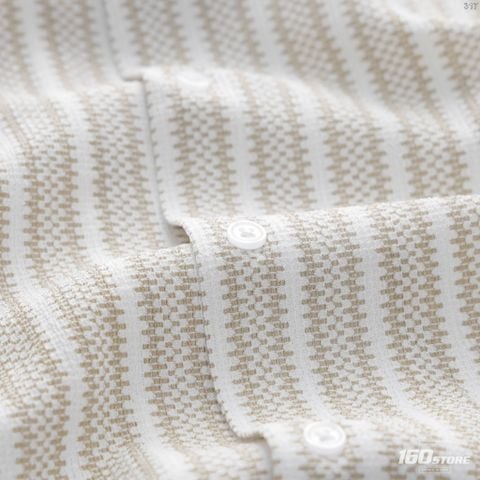 Áo Sơ Mi Cuban Nam ICONDENIM Jacquard Stripes