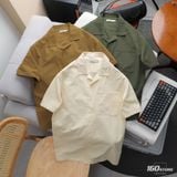Áo Sơ Mi Cuban Nam ICONDENIM Retro Style