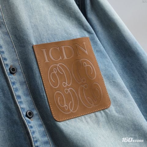 Áo Sơ Mi Nam ICONDENIM Heat-Embossed Nubuck Pocket