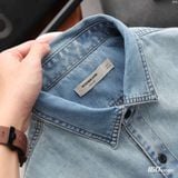 Áo Sơ Mi Nam ICONDENIM Heat-Embossed Nubuck Pocket