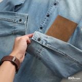 Áo Sơ Mi Nam ICONDENIM Heat-Embossed Nubuck Pocket