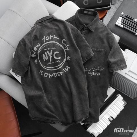 Áo Sơ Mi Nam Tay Ngắn N.Y.C ICONDENIM