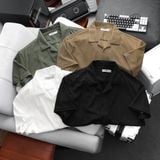 Áo Sơ Mi Cuban Nam ICONDENIM Waffle Air Comfort