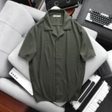 Áo Sơ Mi Cuban Nam ICONDENIM Waffle Air Comfort