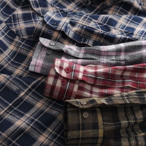 Áo Sơ Mi Nam Tay Dài ICONDENIM Caro Flannel