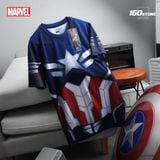 Áo Thun Nam ICONDENIM Marvel Captain Star-Spangled