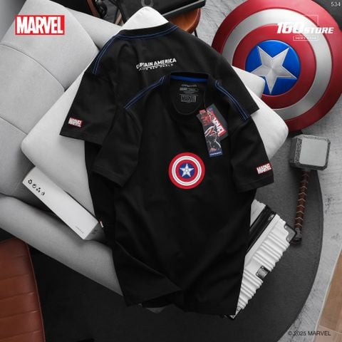 Áo Thun Nam ICONDENIM Marvel Captain Vibranium Shield