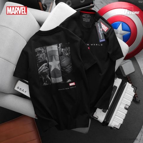 Áo Thun Nam ICONDENIM Marvel Captain Brave New World