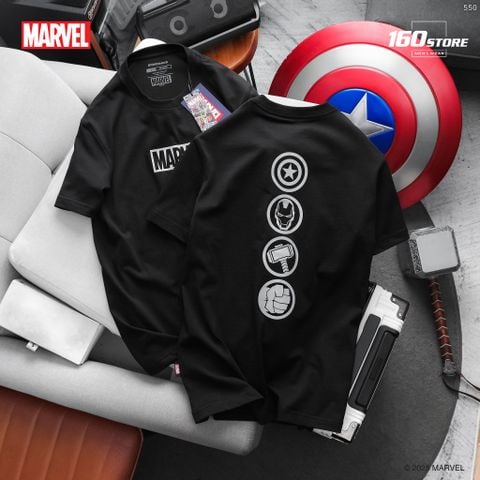 Áo thun Nam ICONDENIM ft MARVEL ICON LOGO