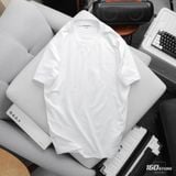 Áo Thun Nam Trơn Cotton Lụa 4 Chiều