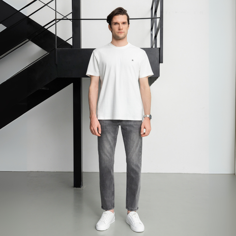 Quần Jeans Nam ProCOOL ICONDENIM Light grey Form Slim