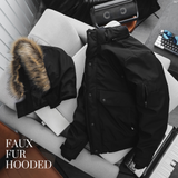 Áo Khoác Phao ICONDENIM - Faux Fur Hooded