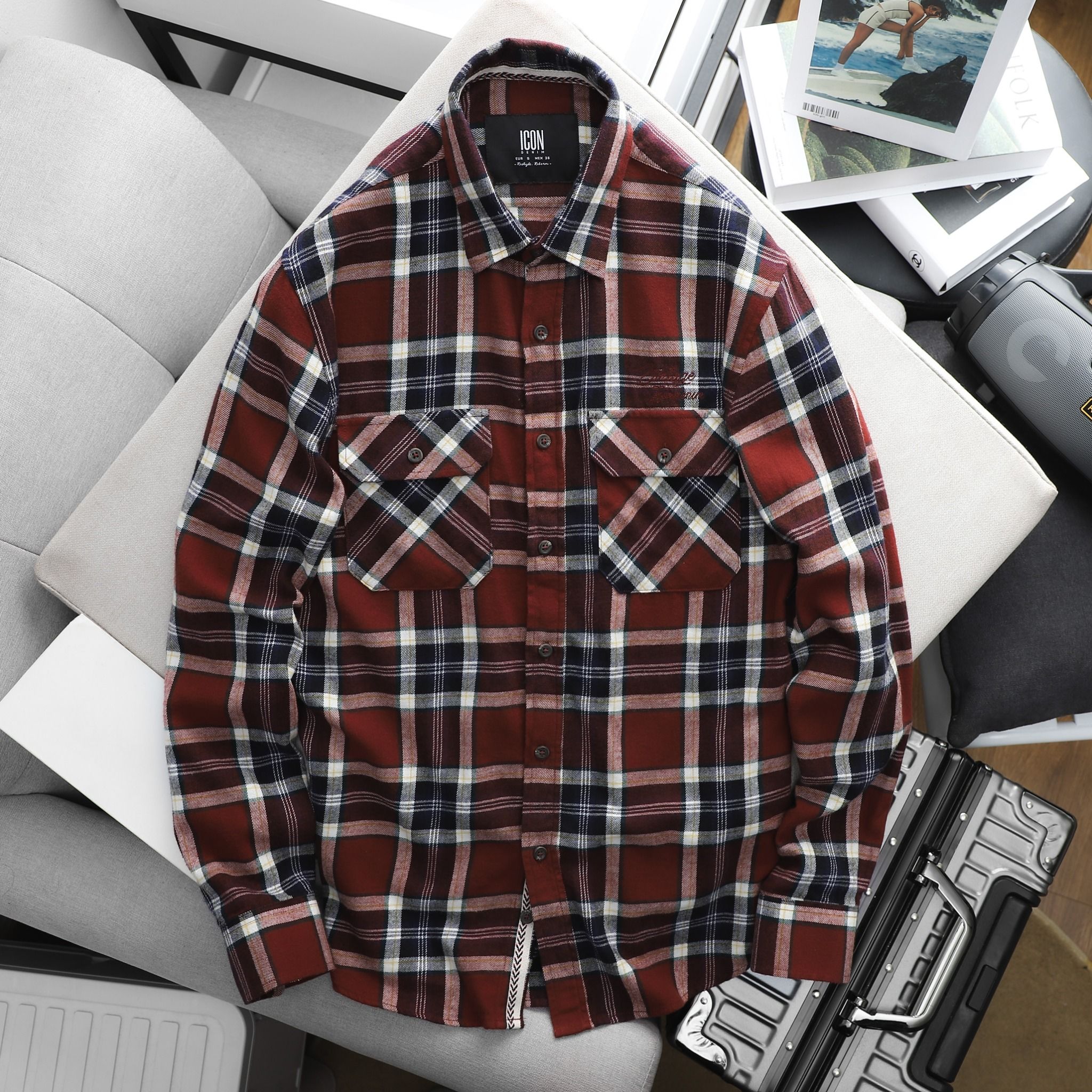 Áo Khoác Flannel ICONDENIM - 160STORE