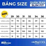 Quần Jean Nam ProCool ICONDENIM Bright Sky Blue – Form Slim