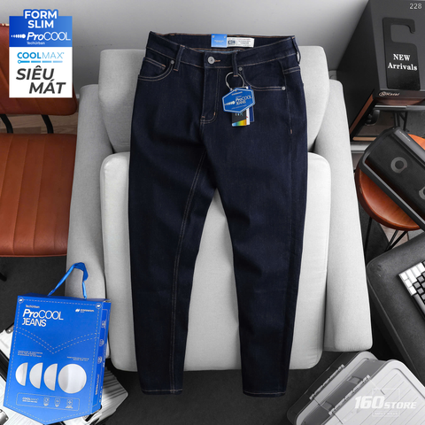 Quần Jean Nam ProCool ICONDENIM CoolMax Indigo Slim