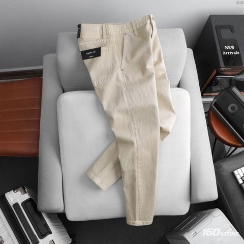Quần Jean Nam ICONDENIM Beige Basic Straight