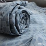 Quần Jean Nam ICONDENIM Checkered Jacquard Straight