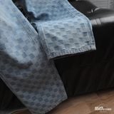 Quần Jean Nam ICONDENIM Checkered Jacquard Straight