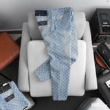 Quần Jean Nam ICONDENIM Checkered Jacquard Straight