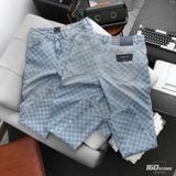 Quần Jean Nam ICONDENIM Checkered Jacquard Straight