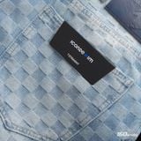Quần Jean Nam ICONDENIM Checkered Jacquard Straight