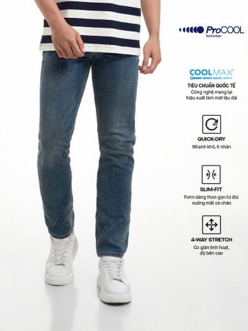 Quần Jean Procool ICONDENIM CoolMax Performance Blue Slim