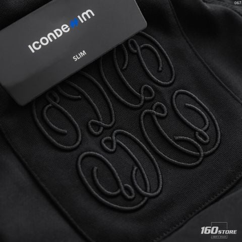 Quần Jogger Nam ICONDENIM Patterned Heat-Embossed Pocket