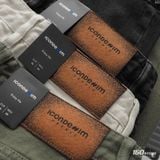 Quần Kaki Nam ICONDENIM Street-Style Logo Garment-Dyed Baggy