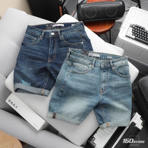 Quần Short Denim Nam ICONDENIM Roll-up