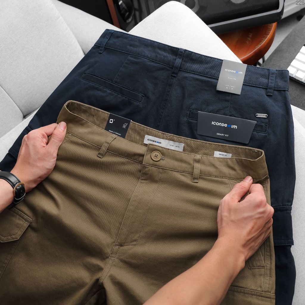 Quần Short Nam ICONDENIM Cargo ICDN Tag