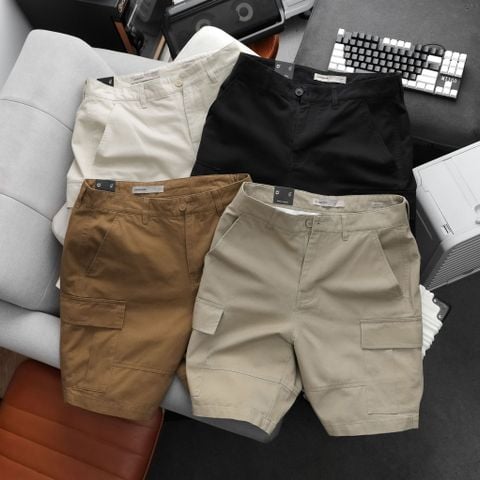 Quần Short Nam Khakis ICONDENIM Cargo Garment Dye