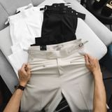 Quần Tây Nam Ống Suông ICONDENIM Sidetab Straight Fit