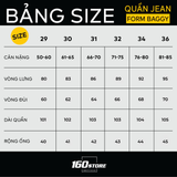 Quần Jean Nam Dirt Wash Form Baggy