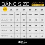 Quần Kaki Nam ICONDENIM Street-Style Logo Garment-Dyed Baggy