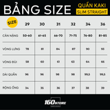 Quần Kaki Nam ICONDENIM DetailLine – Slim Straight