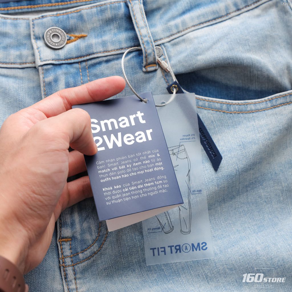 Quần Smart Jeans™ Nam ICONDENIM - Form Smart Fit