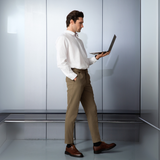 Quần Tây Nam Button Sidetab Form Slim