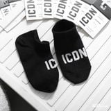Vớ Nam ICONDENIM Bold Logo ICDN Form No-Show