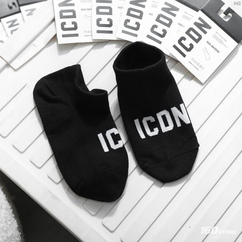 Vớ Nam ICONDENIM Bold Logo ICDN Form No-Show