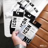 Vớ Nam ICONDENIM Bold Logo ICDN Form No-Show