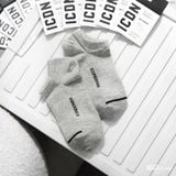 Vớ Nam ICONDENIM Bold Logo ICDN Form No-Show