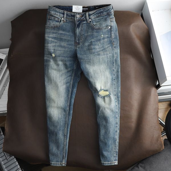 Quần Jean ICONDENIM Mid Blue Wash Distressed