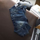 Quần Jeans ICONDENIM Skinny Dark Blue Heavy Rips